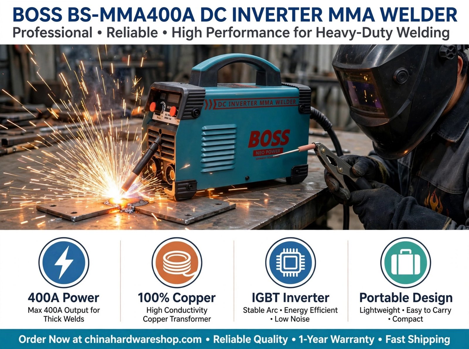 Boss welding machine