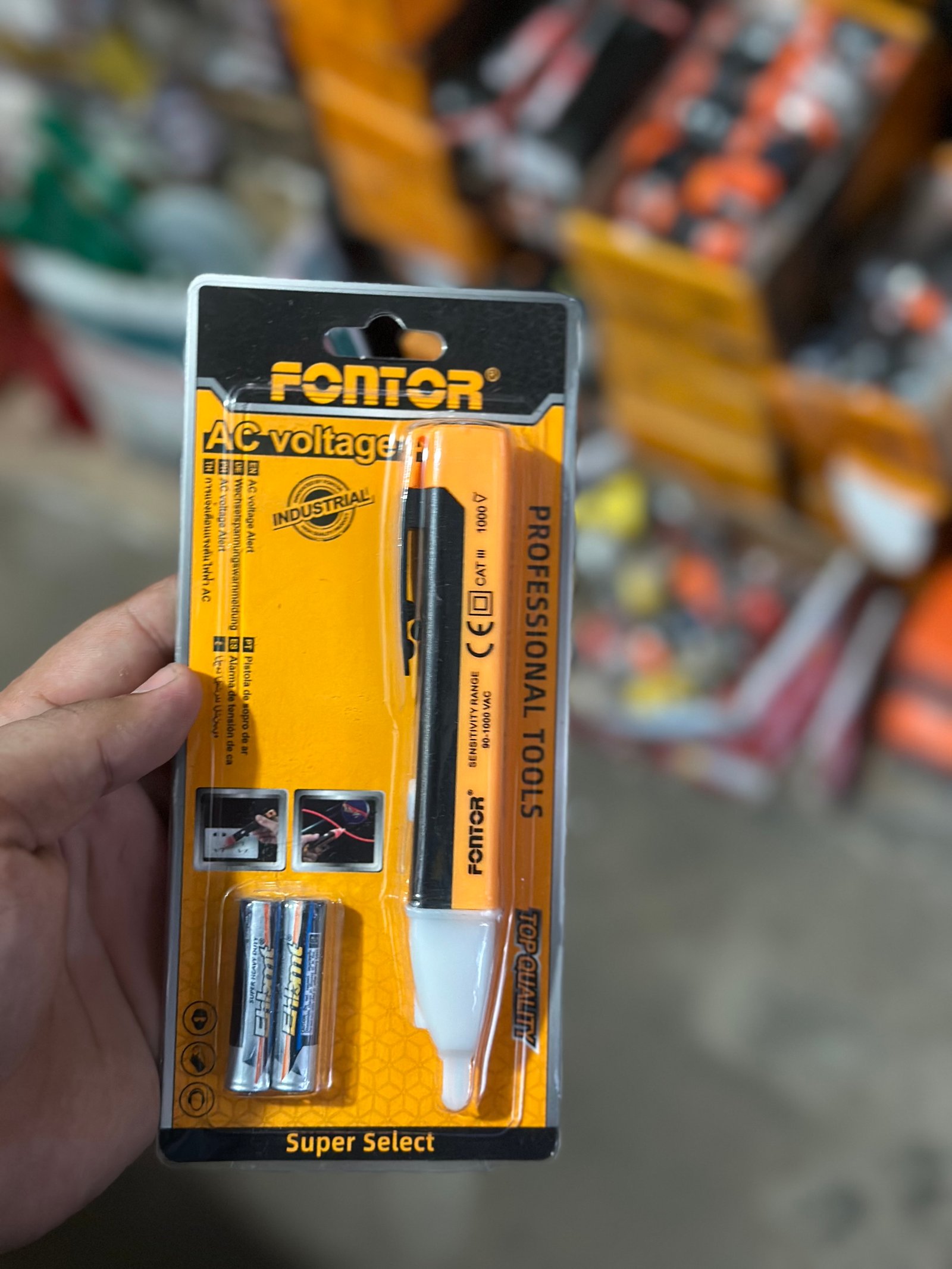 FONTOR Non-Contact AC Voltage Tester Pen 90-1000V
