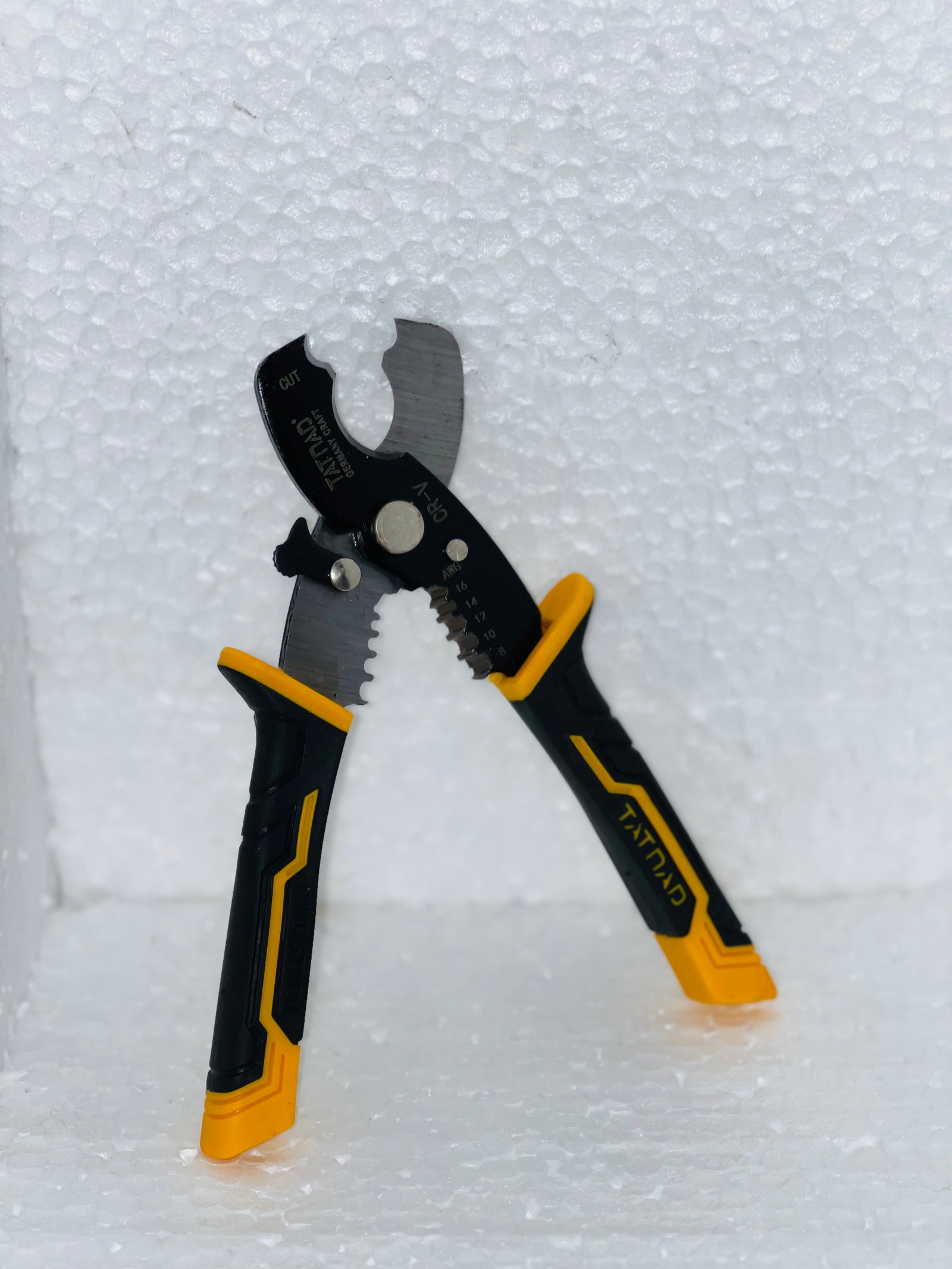 TATNAD 8" x 200mm Professional Wire Stripper & Cutter Pliers