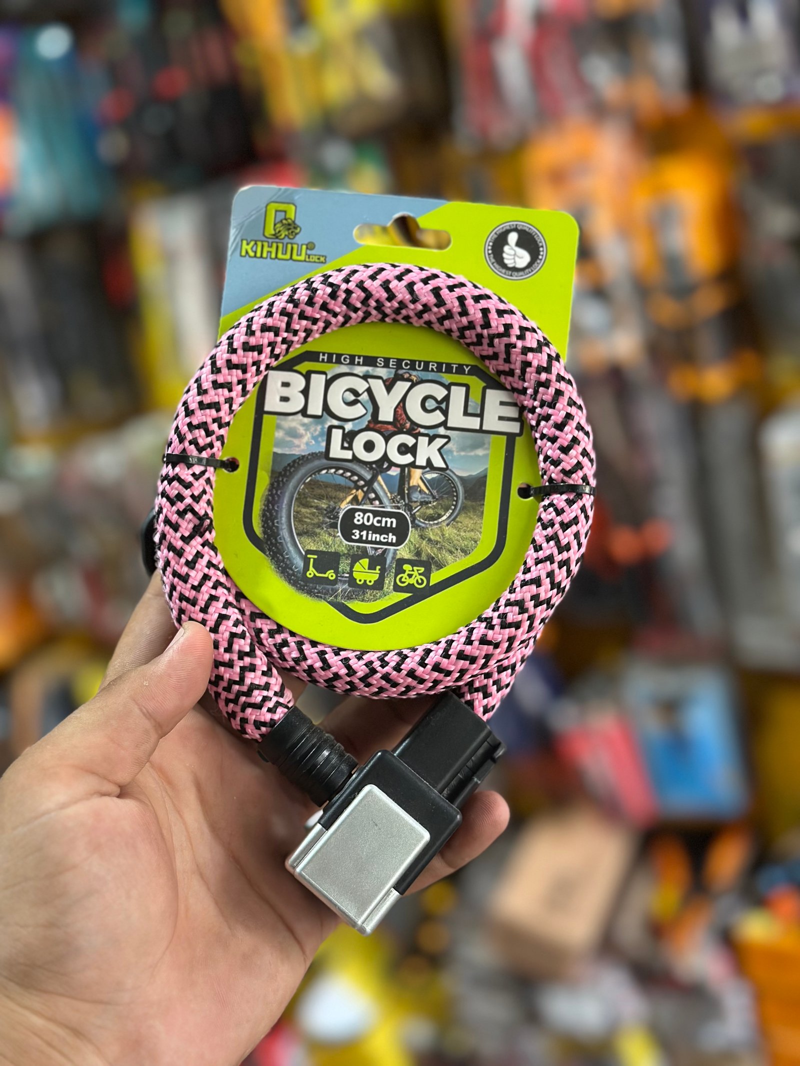 High Security Braided Bicycle Lock